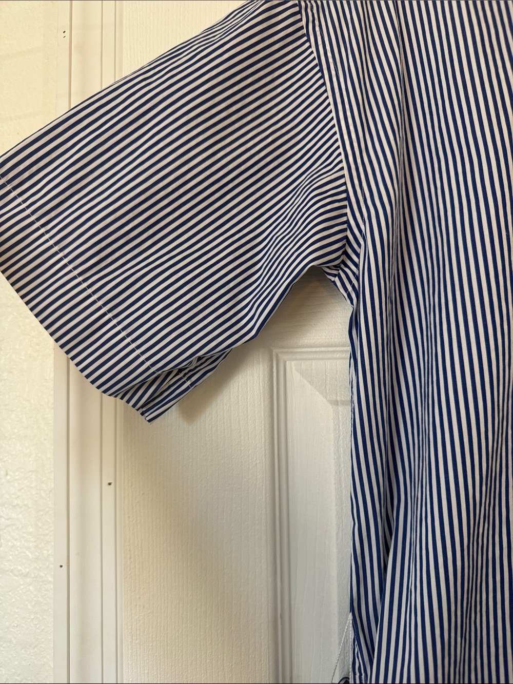 Polo by Ralph Lauren Blue and White Striped Shirt Dress size 8 - Picture 3 of 10